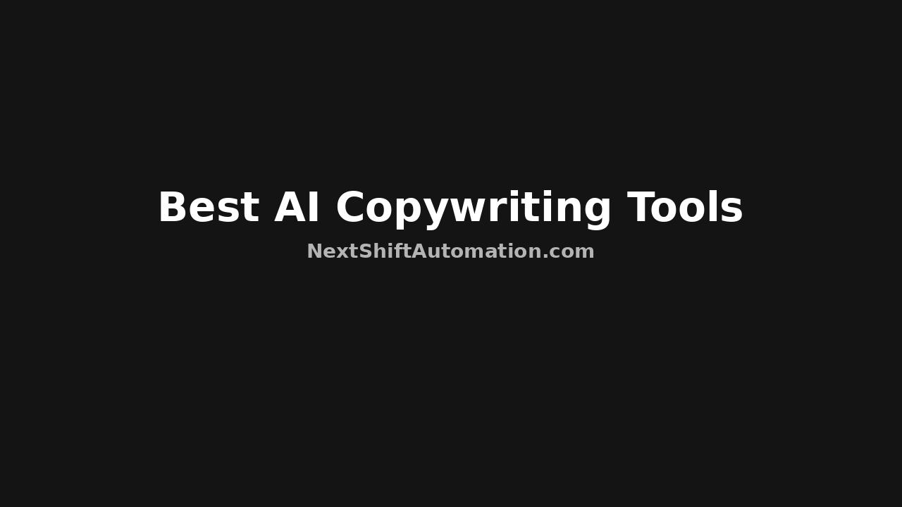 The Best AI Copywriting Tools for Faster Marketing